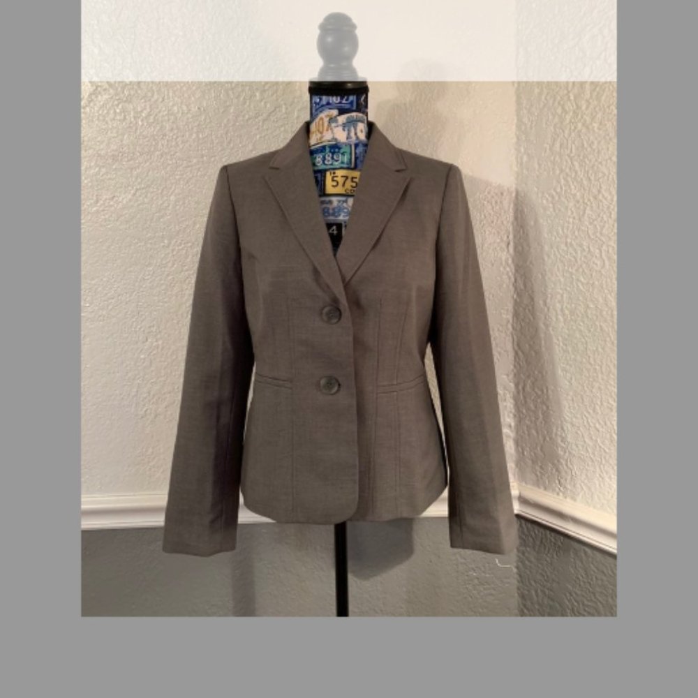 Grey Gloria Vanderbilt Blazer